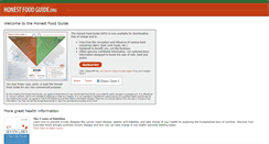Desktop Screenshot of honestfoodguide.org